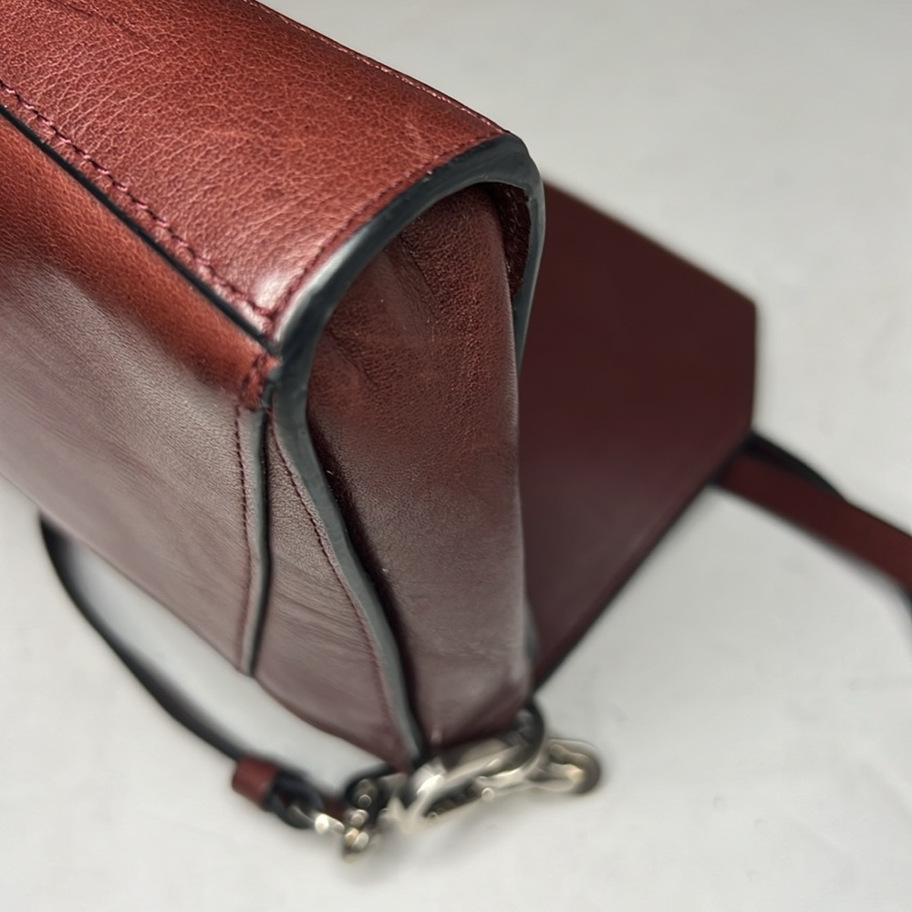 Coach Leather Crossbody Python Embossed Handbag - Picture 15 of 16